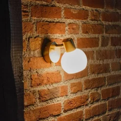 Kinder QAZQA Art-Deco-Spot Gold mit Opalglas verstellbar – Anouk