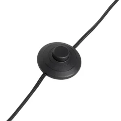 QAZQA Art-Deco-Stehleuchte aus Bronze mit Marmor und bernsteinfarbenem Glas – Nina