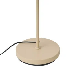 QAZQA Art-Deco-Stehleuchte Beige mit weißen Federn - Peahen