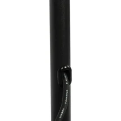 QAZQA Außen Stehlampe schwarz mit weißem Schirm 35 cm IP65 - Virginia