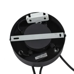 QAZQA Außen-Hängeleuchte schwarz mit mehrfarbigen Seilschirmen 3-flammig IP44 - Cava Jayla