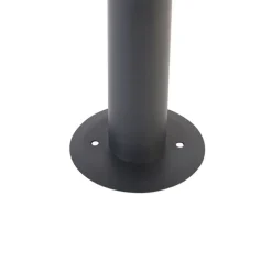 QAZQA Außenlampenmast grau 50 cm IP44 - Sutton