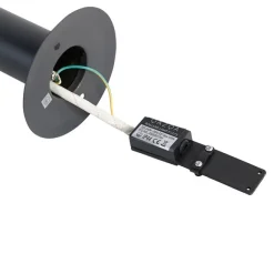 QAZQA Außenlampenmast grau 50 cm IP44 - Sutton