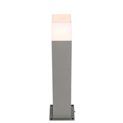 QAZQA Außenleuchte 50 cm grau mit Erdungsstift und Kabelmuffe - Dänemark