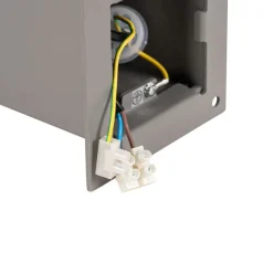 QAZQA Außenleuchte 50 cm grau mit Erdungsstift und Kabelmuffe - Dänemark