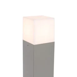 QAZQA Außenleuchte 50 cm grau mit Erdungsstift und Kabelmuffe - Dänemark