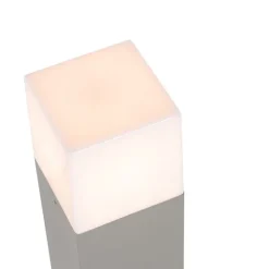 QAZQA Außenleuchte 50 cm grau mit Erdungsstift und Kabelmuffe - Dänemark