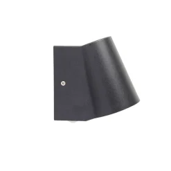 QAZQA Außenleuchte Anthrazit mit Bewegungssensor inkl. LED - Uma