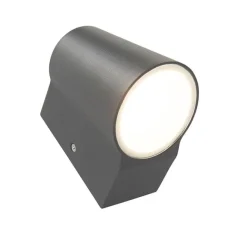 QAZQA Außenleuchte Anthrazit mit Hell-Dunkel-Sensor inkl. LED - Uma