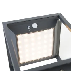 QAZQA Außenleuchte inkl. Solar, Bewegungsmelder und Dämmerungsschalter - Volendam