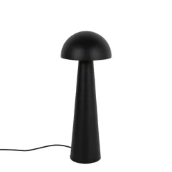 QAZQA Außenstehleuchte schwarz 65 cm - Pilz