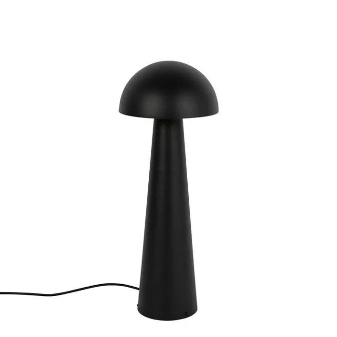 QAZQA Außenstehleuchte schwarz 65 cm - Pilz