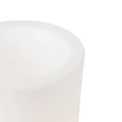 QAZQA Außenstehleuchte weiß 60 cm Blumentopf IP44 - Verano