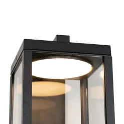 QAZQA Außenwandlaterne schwarz inkl. LED IP54 - Ferdinand