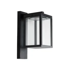 QAZQA Außenwandlaterne schwarz inkl. LED IP54 - Ferdinand