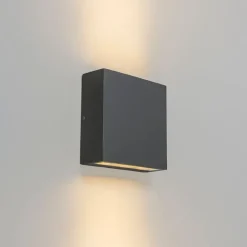 QAZQA Außenwandleuchte dunkelgrau IP54 inkl. LED - Otan Outdoor 6