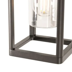 QAZQA Außenwandleuchte dunkelgrau inkl. LED und Solar - Sonne