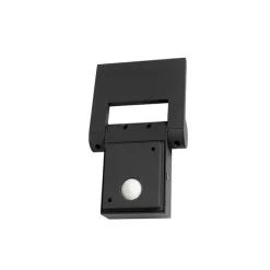 QAZQA Außenwandleuchte grau inkl. LED IP54 mit Bewegungsmelder - Zane