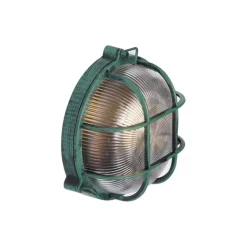 QAZQA Außenwandleuchte Grün Rund IP44 - Noutica