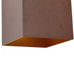 QAZQA Außenwandleuchte Rostbraun inkl. LED IP65 Solar - Charlene