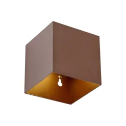 QAZQA Außenwandleuchte Rostbraun inkl. LED IP65 Solar - Charlene