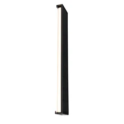 QAZQA Außenwandleuchte schwarz 60 cm inkl. LED 4-stufig dimmbar mit Solar - Serena