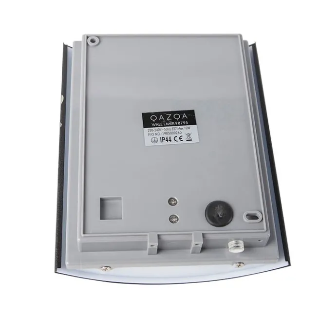 QAZQA Außenwandleuchte schwarz IP44 mit Hell-Dunkel-Sensor - Miro