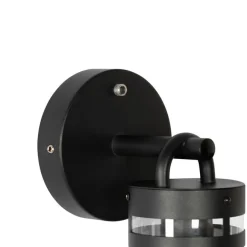 QAZQA Außenwandleuchte schwarz IP44 Hell-Dunkel-Sensor - Ruben