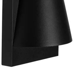 QAZQA Außenwandleuchte schwarz IP44 mit Dämmerungsschalter - Femke