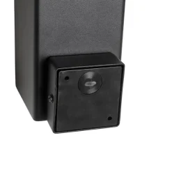 QAZQA Außenwandleuchte schwarz IP44 mit Bewegungsmelder - Dänemark