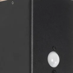 QAZQA Außenwandleuchte schwarz IP44 mit Bewegungsmelder - Dänemark