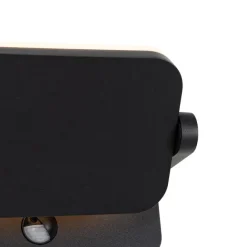 QAZQA Außenwandleuchte schwarz inkl. LED verstellbar mit Bewegungssensor - Kamile