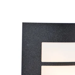 QAZQA Außenwandleuchte schwarz IP44 mit Bewegungssensor - Miro