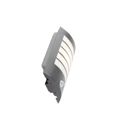 QAZQA Außenwandleuchte schwarz IP44 mit Bewegungssensor - Miro