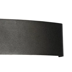 QAZQA Außenwandleuchte schwarz inkl. LED 10-flammig IP54 - Silly