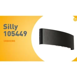 QAZQA Außenwandleuchte schwarz inkl. LED 10-flammig IP54 - Silly