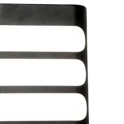 QAZQA Außenwandleuchte schwarz inkl. LED mit Hell / Dunkel-Sensor - Gaev