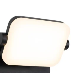 QAZQA Außenwandleuchte schwarz inkl. LED verstellbar - Kamile