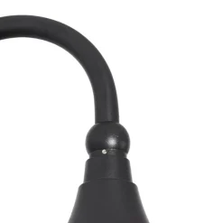 QAZQA Außenwandleuchte schwarz IP44 inkl. Bewegungsmelder - Daphne