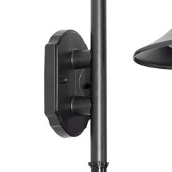 QAZQA Außenwandleuchte schwarz IP44 inkl. Bewegungsmelder - Daphne