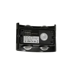 QAZQA Außenwandleuchte schwarz inkl. LED 4-flammig IP54 - Silly