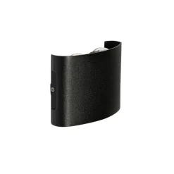 QAZQA Außenwandleuchte schwarz inkl. LED 4-flammig IP54 - Silly