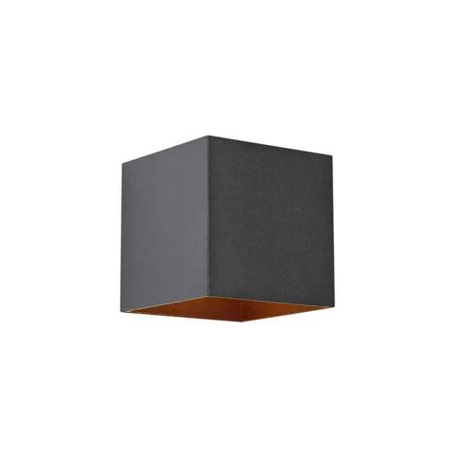 QAZQA Außenwandleuchte schwarz inkl. LED IP65 Solar - Charlene