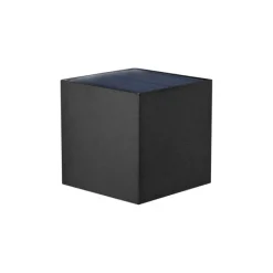 QAZQA Außenwandleuchte schwarz inkl. LED IP65 Solar - Charlene