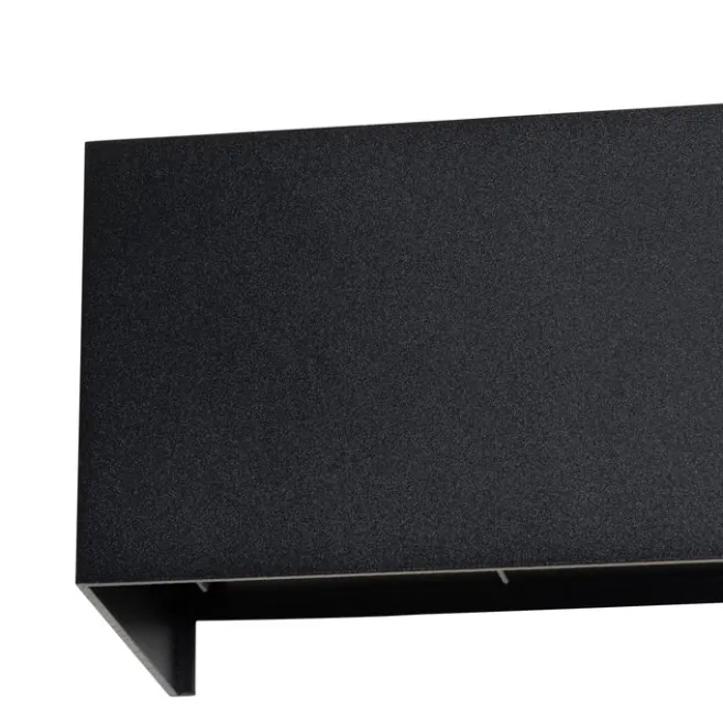 QAZQA Außenwandleuchte Schwarz inkl. LED 4-flammig IP54 - Edwin