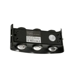 QAZQA Außenwandleuchte schwarz inkl. LED 6-flammig IP54 - Silly