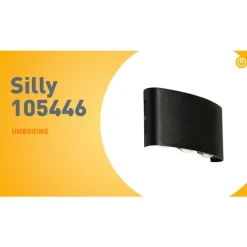 QAZQA Außenwandleuchte schwarz inkl. LED 6-flammig IP54 - Silly