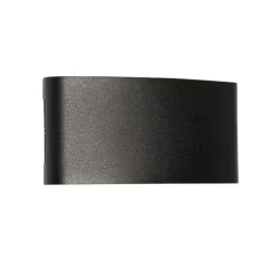 QAZQA Außenwandleuchte schwarz inkl. LED 6-flammig IP54 - Silly