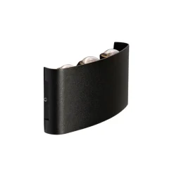 QAZQA Außenwandleuchte schwarz inkl. LED 6-flammig IP54 - Silly