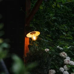 QAZQA Außenwandleuchte schwarz mit Glas IP44 - München